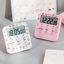 Timing alarm clock clock 3 in 5 multifunctional Snoopy silent student classroom learning to do problem room management