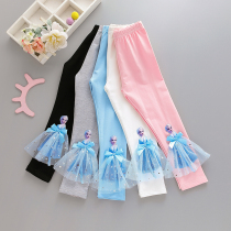 Love Tha Girl Beats Bottom Pants Pure Cotton Spring Autumn Season Girl Outside Wearing Aisha Children Spring Dress Princess Long Pants Baby Pants