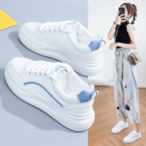White shoes women 2021 summer new explosive wild ins casual fashion trend spring and autumn canvas shoes board shoes women