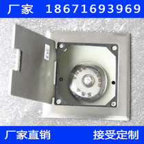 Stainless steel umbrella head mushroom head settlement nail fan Foundation level point reference point settlement observation point protection box