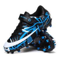 Back Force Children Football Shoes Magic Sticker Elementary Students AG Boy Breathable Short Nails Free Lace Kid Broken Nails Training Shoes