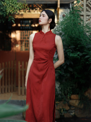 taobao agent Fitted brace, cheongsam, summer dress, Chinese style