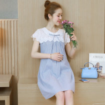 Pregnant womens summer dresses summer skirts 2021 new pregnant womens dresses summer fashion tops loose plus size nursing women