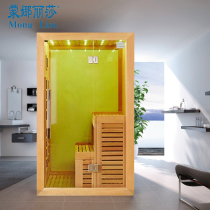 Mona Lisa bathroom imported sauna wood home custom steam beauty salon commercial light wave Korean sweat steam room