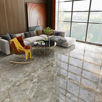 Modern light luxury body marble tiles 800x800 dark gray living room floor tiles toilet non-slip floor tiles
