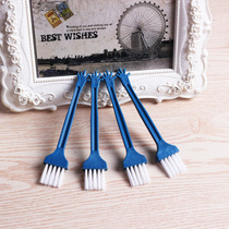 Blue small brush square plastic cleaning five finger brush Home appliance cleaning motherboard brush Keyboard dust brush