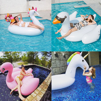 Net red firebird swimming ring large unicorn floating row Adult floating bed Adult daughter child water inflatable mount