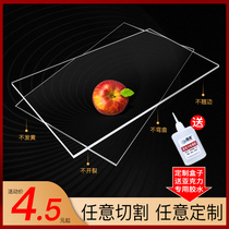 High transparent acrylic sheet hard plastic card slot according to the figure cut plexiglass custom DIY manual display box