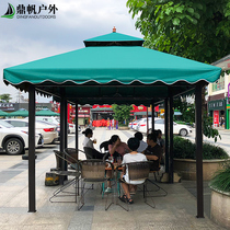 Outdoor awning canopy courtyard car outdoor four-legged Pavilion advertising campaign stalls large Roman tent umbrella