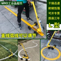 Football field lawn grass line drawing car Basketball badminton court floor marking machine Track and field track paint marking car