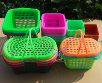 Wholesale 1-15kg new material color plastic fruit basket Bayberry basket Strawberry Basket grape basket orchard picking basket