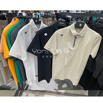 South Korea DESCENTE di Sante Cold Sensation Speed Dry Sports Polo Short Sleeve T-shirt SN123UPS31