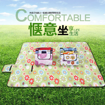 Outdoor padded suede picnic mat moisture-proof mat extra large 200*200 2*1 5 meter baby climbing mat