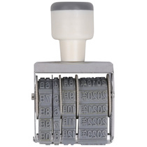 Del 7527 date seal adjustable date number chapter Year Month Day chapter high 5mm financial supplies