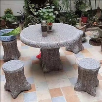 Stone table Stone stool Granite marble head carving Courtyard Home Garden Outdoor balcony Outdoor tea table New decoration