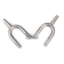 304 stainless steel craft beer three-way pipe 8mm saber accessories shunt pipe isopressure bottler spare parts