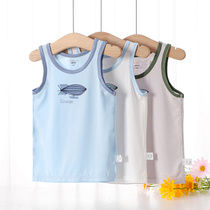 Boy no scarred vest boy bamboo fiber Summer CUHK Scout sleeveless man with sleeveless male baby harness to wear bottom
