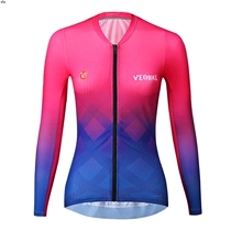 Autumn and summer new bicycle riding clothes female road car clothing riding top spot free customization