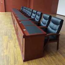 Office podium Conference table Training long table and chair combination Solid wood podium Podium Creative spot