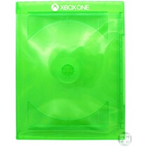 MICROSOFT XBOX ONE EMPTY DISC BOX BLU-RAY GAME BOX SHELL CAN PUT THE COVER REPLACEMENT BOX GREEN TRANSPARENT