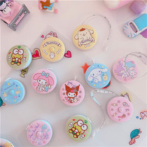 Cartoon cute big-eared dog Kulomi Melody 1 5 meters portable small tape measure measurements waist pull ruler