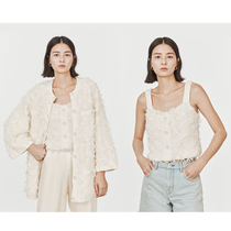 CHICJOC Exclusive Italian fragrant wind YB yarn hand cut with new show field limited outline-shaped jacket vest
