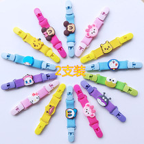 Childrens strap clip with pants baby clothes suspender skirt shoulder strap fixed non-slip clip anti-shoulder artifact