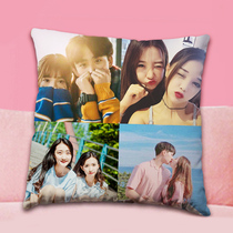 Photo holding pillows customised to do two-sided live-action couple stars DIY hugging sofa car cushions