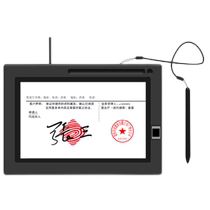 Tian electronic signature board L1000F LCD fingerprint signature screen handwritten signature fingerprint recognition original handwriting
