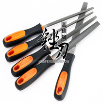 Steel file fitter tooth file triangle file flat file semi-circular file flat square file repair and shaping file tool