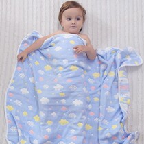 Baby bath towel cotton gauze six layers of summer cool newborn children towel quilt baby cover absorbent air conditioning quilt