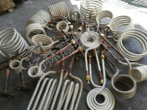Custom-made high frequency induction heating coil heating copper tube fittings high temperature tube high frequency heating machine intermediate frequency heating fittings