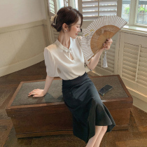 sandro vicari High sense of light luxury socialite temperament skirt two-piece womens summer fashion fried street suit