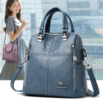Hong Kong I Tgreg casual backpack large capacity three-use backpack women leather cross shoulder Hand bag bag