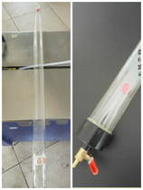 Plexiglass vacuum Newtonian tube release device feather line vacuum free fall high school physics equipment