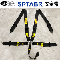 New sptabr racing seat belt three-inch 4 5-point modified thickened car belt universal