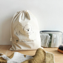Spot CLASKA Japanese Bibi MAMBO cotton closure drawstring box gift bag