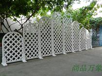 Thickened white curved mesh wooden fence wooden fence fence white diamond mesh partition 4 sizes
