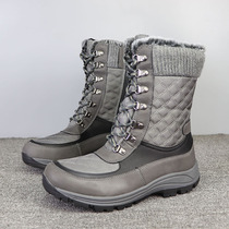 Northeast cotton shoes new Xueli warm plus velvet thickened outdoor snow boots men and women shoes waterproof non-slip hunting duck boots men