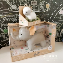 French Little Big Friends Baby PU Cortical Music Appeasement Doll Cute Animal Toys