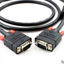 Superior Y-C508A pure copper engineering grade dual magnetic ring VGA cable 20 meters 3C 6-core progressive scan