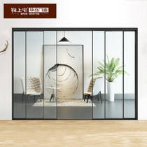 TATA Wooden Door Produces Jinshang House Narrow Frame Moving Door Kitchen Partition Sliding Door Balcony Minimal Sliding Door 001