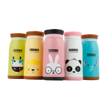  Custom water cup student cartoon childrens thermos cup training course gift opening gift cup advertising custom logo