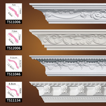 European style PU line carved corner line living room ceiling decoration shade corner polyurethane new Chinese ceiling modeling material