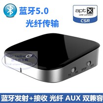 BTI029 Bluetooth 5 transmitter receiver Fiber optic AUX speaker amplifier TV computer Long battery life Wireless adapter