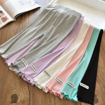Modale Seven Pants ~ Girl Pants Feet Scaling Agaric Side Beating Underpants Children Baby 100 Hitch Pants Summer