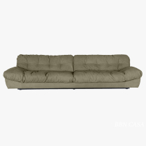 Baxter Milano with the same style minimalist light extravagant frosted fur Fur Clouds Sofa Booncentennial Home