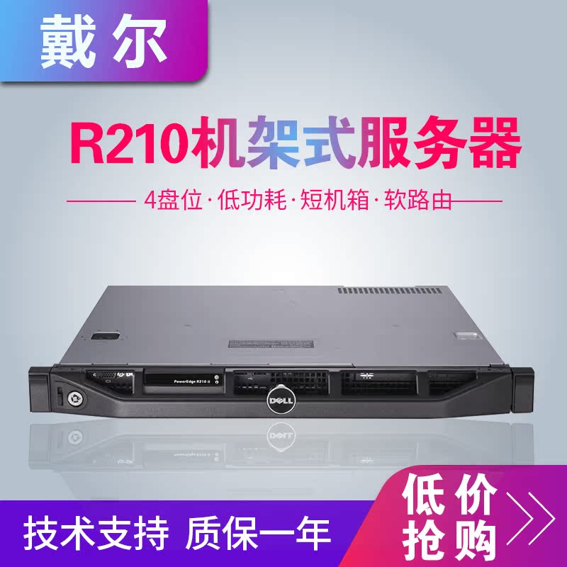 Dell Dell R210 I Generation II 2 Server Host E3-1230 V2 Soft Route Mute