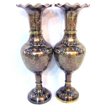 Pakistan Handicraft Imports Pakistan bronze ware Bronze Sculpture Vase 24-inch Beauty Bottle High Gear Gift