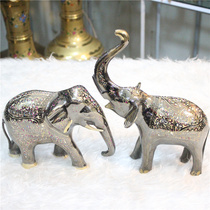Pakistan handicrafts direct sales bronze bronze sculpture animal 14-inch new lucky and fortune-sucking elephant BT562